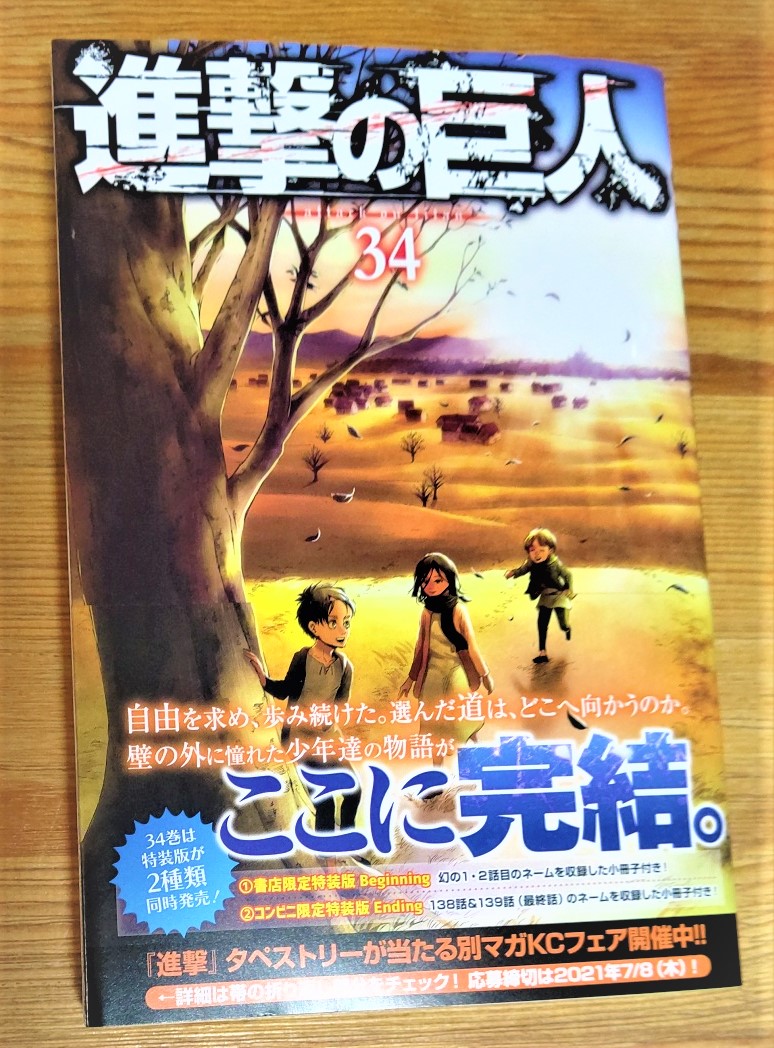 進撃の巨人 特製タペストリー 別マガKCフェア 抽選 当選品 完結記念